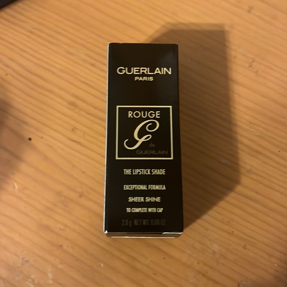 Guerlain red lipstick with mirrored case top, Brand New, Unused